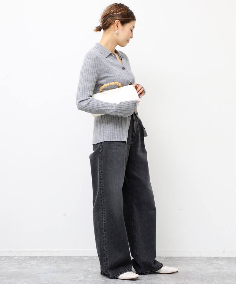 タックバギー デニム (GRY)（デニムパンツ・ジーンズ）｜Deuxieme  