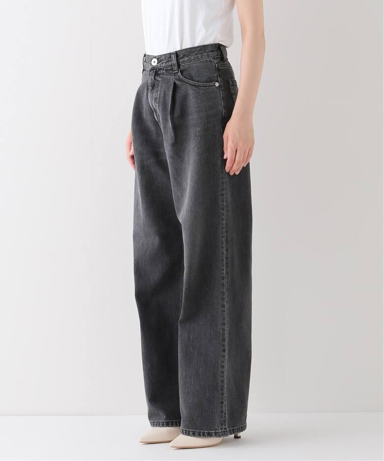 タックバギー デニム (GRY)（デニムパンツ・ジーンズ）｜Deuxieme  