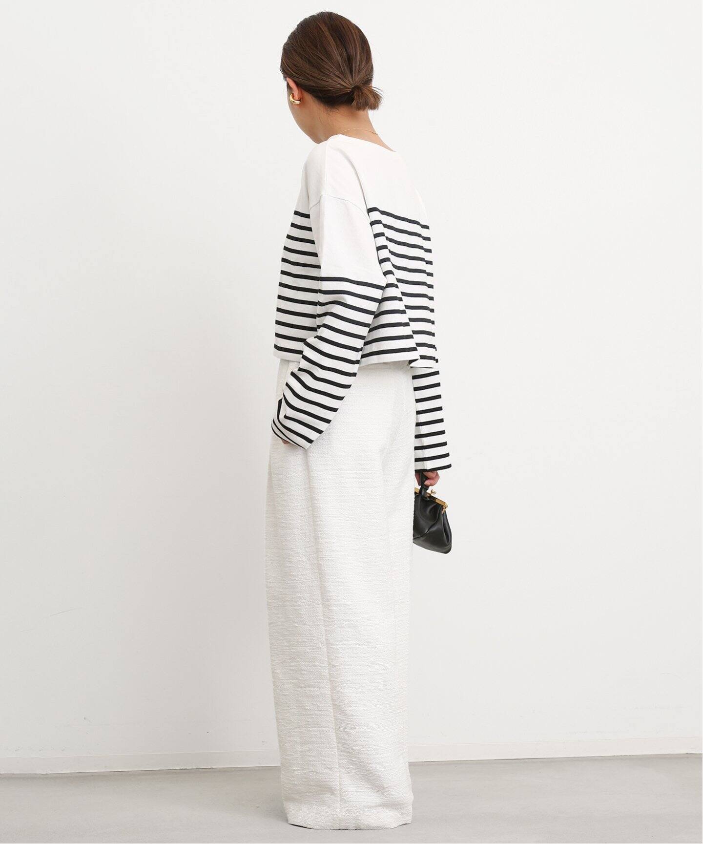 ツイード タック ワイドパンツ（スラックス）｜Deuxieme Classe  