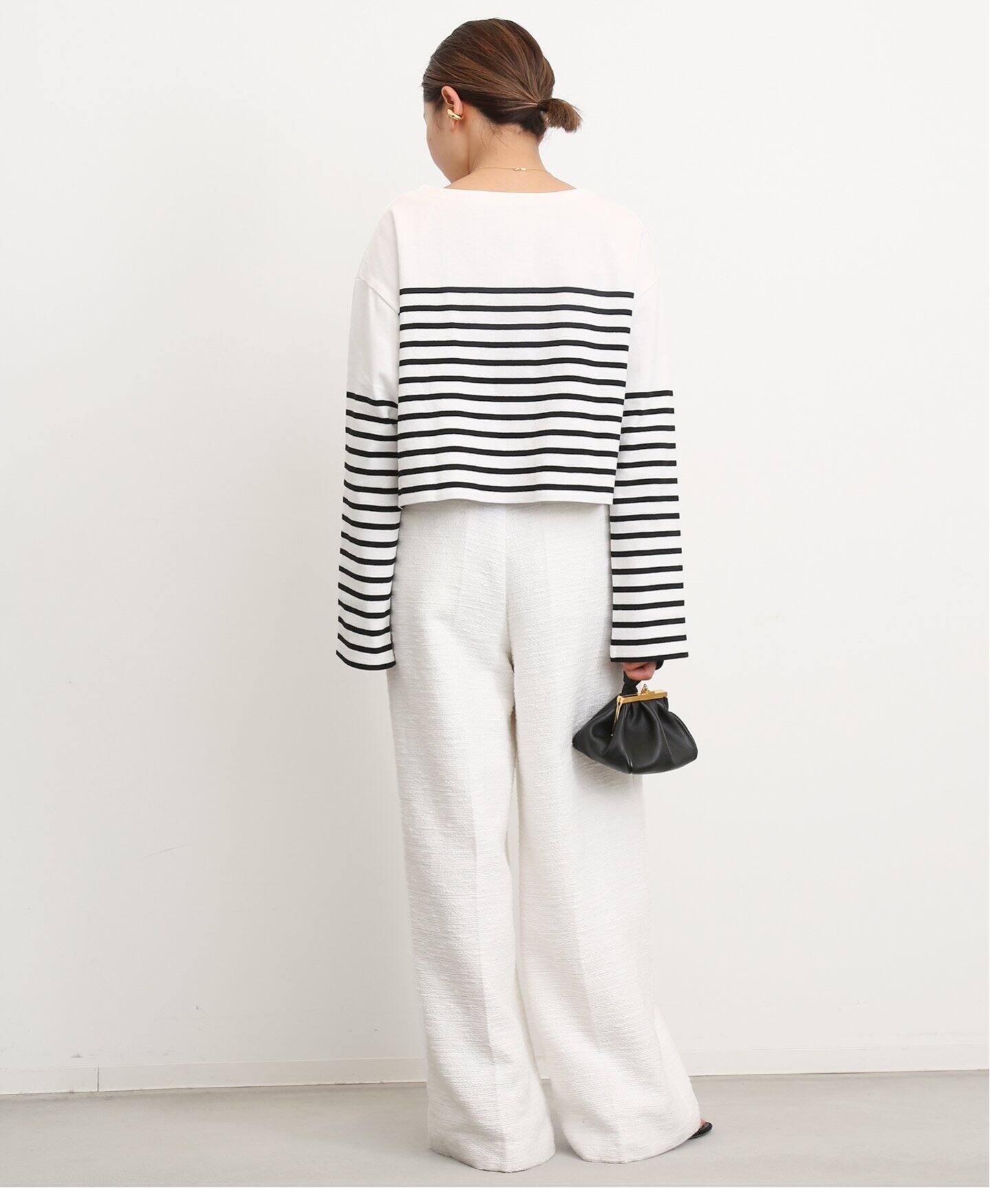 ツイード タック ワイドパンツ（スラックス）｜Deuxieme Classe  