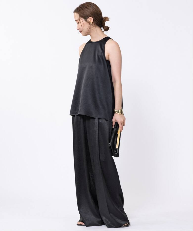 Minimal Satin パンツ（スラックス）｜Deuxieme Classe 