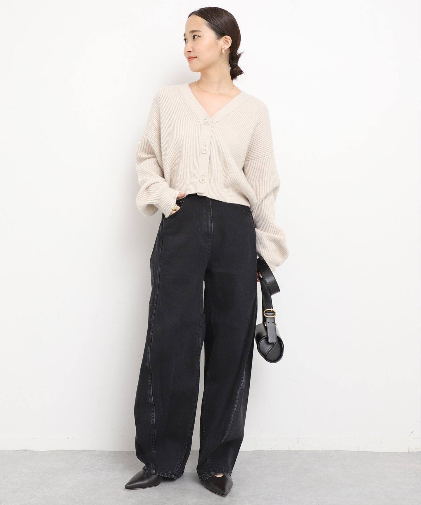TIBI /ティビ】 BLACK DENIM SID JEAN PETITE（デニムパンツ・ジーンズ 