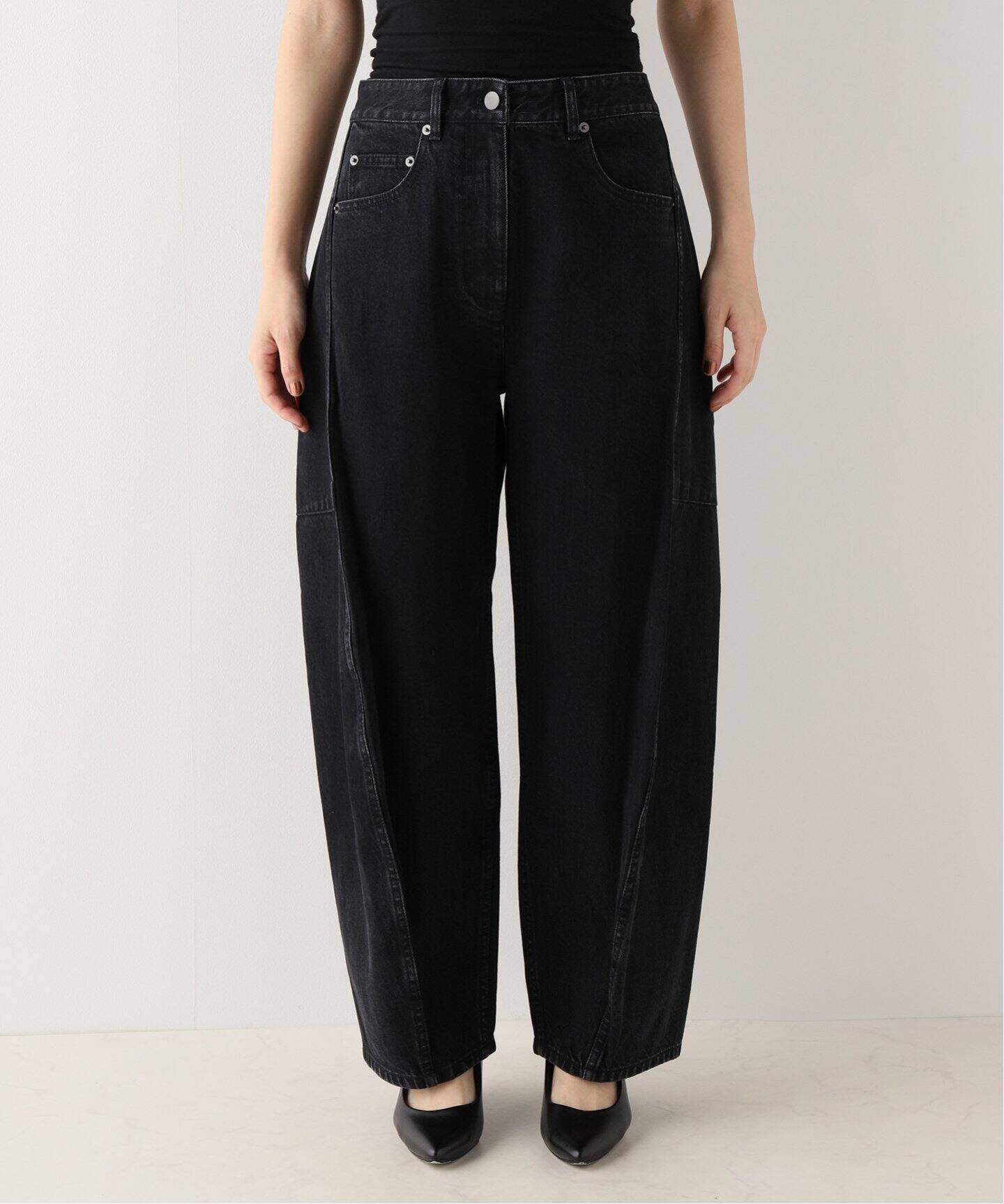 TIBI /ティビ】 BLACK DENIM SID JEAN PETITE（デニムパンツ・ジーンズ 