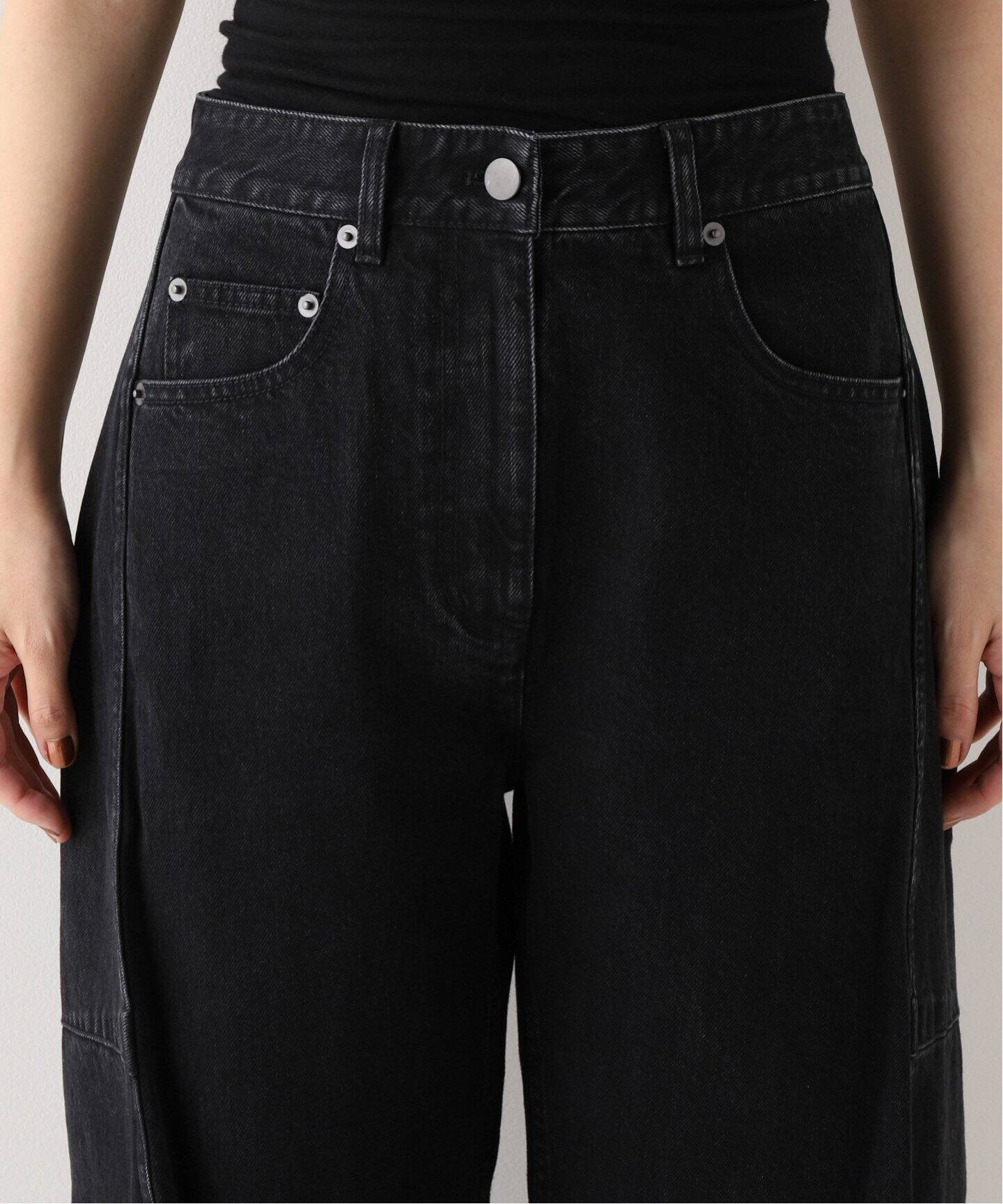 TIBI /ティビ】 BLACK DENIM SID JEAN PETITE（デニムパンツ・ジーンズ 