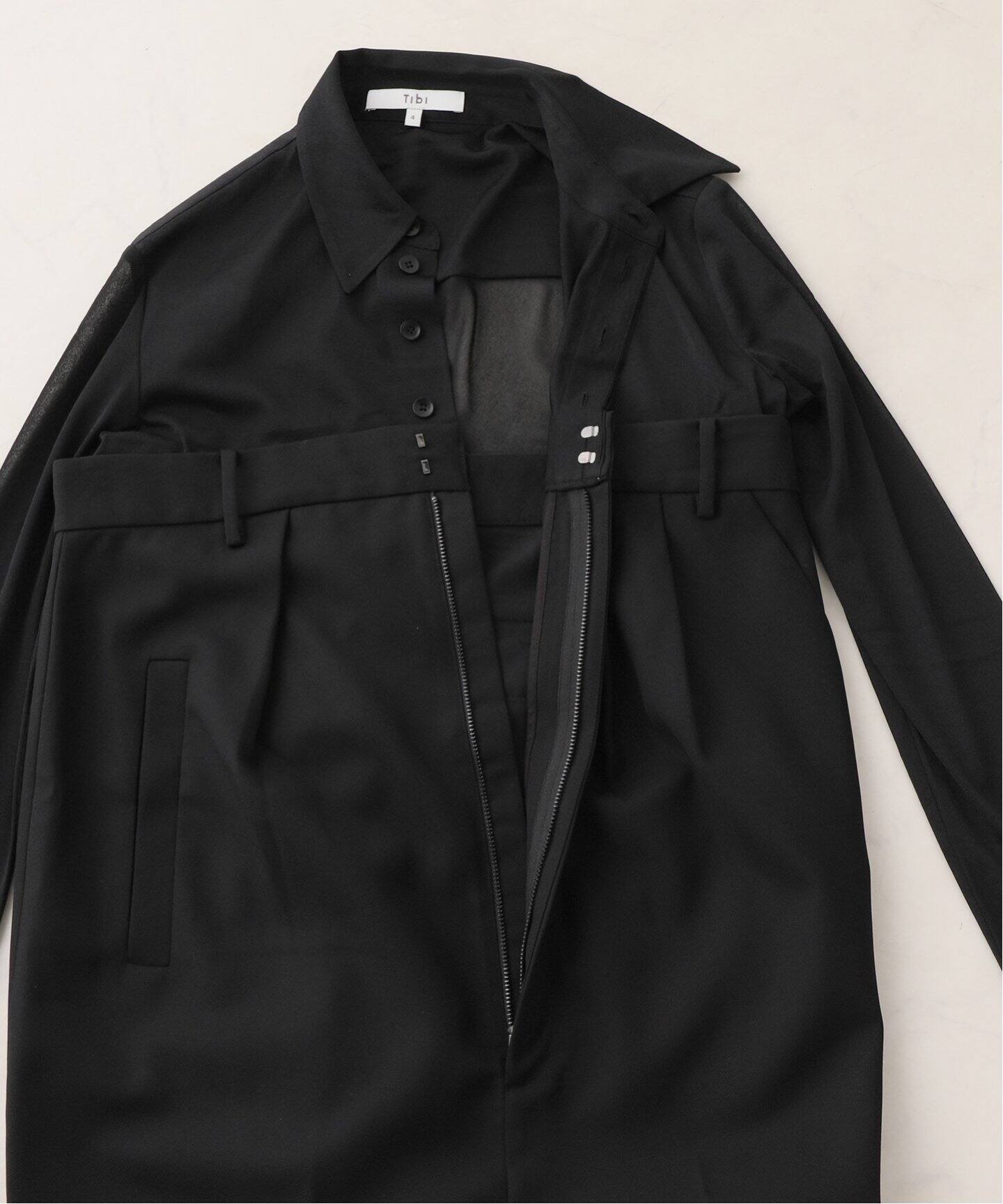 TIBI/ティビ】 SALOPETTE ジャンプスーツ（つなぎ／オールインワン 