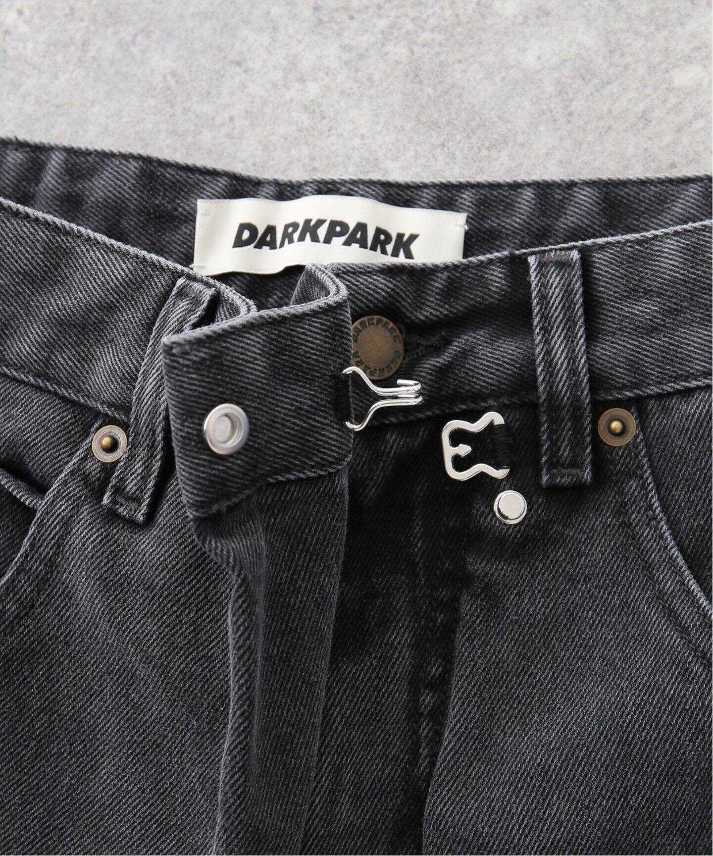 DARKPARK/ダークパーク】 INES USED BLACK デニム（デニムパンツ