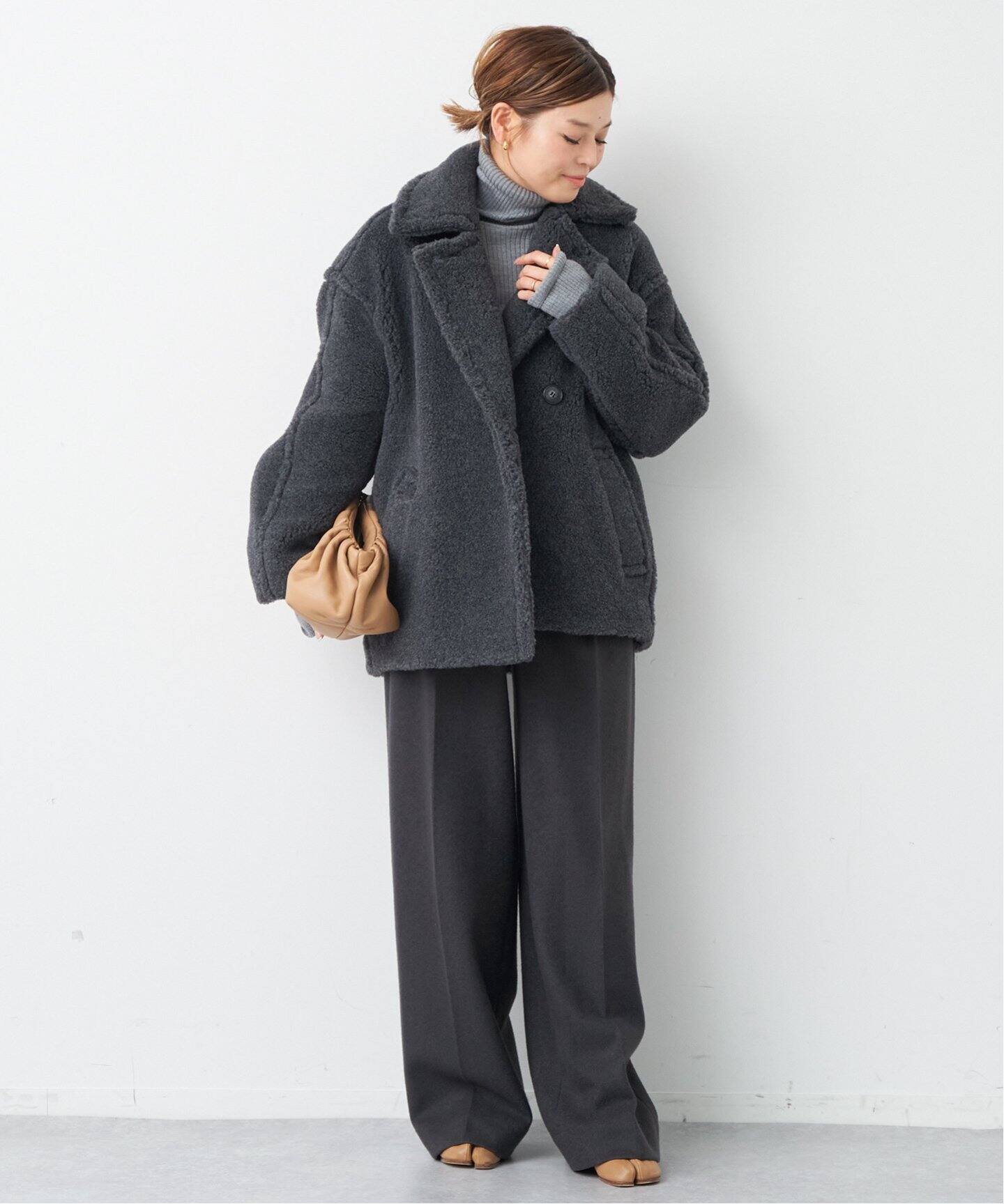 CINOH/チノ 】 WOOL ワイドパンツ（スラックス）｜Deuxieme Classe 