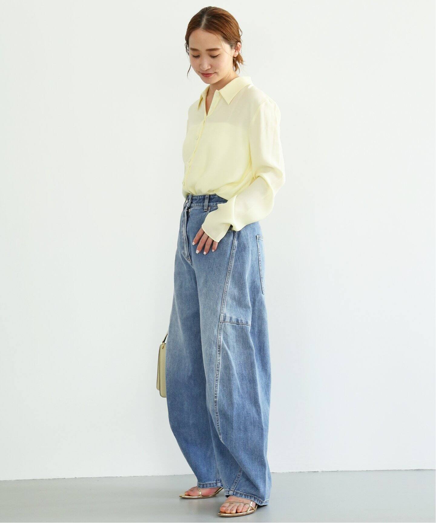 Tibi/ティビ】クラシック ウォッシュ デニム SID JEAN PETITE（デニム 