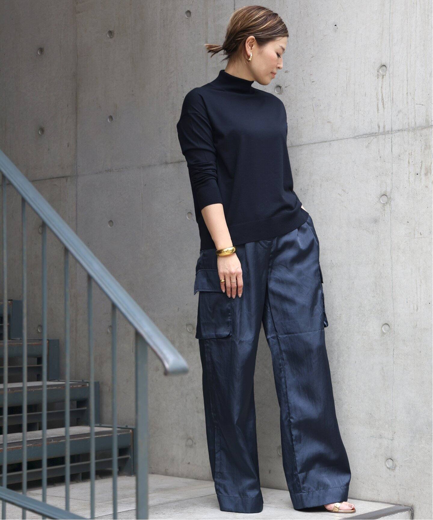 Tibi/ティビ】 SHINY NYLON カーゴパンツ（カーゴパンツ）｜Deuxieme  