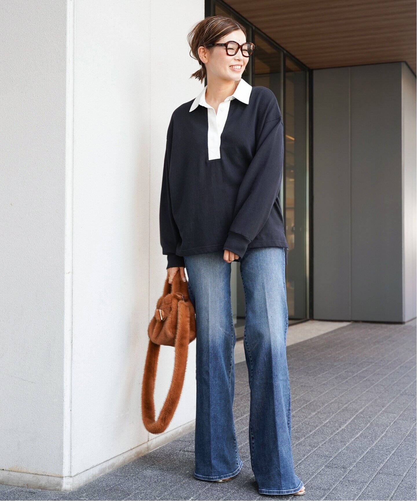 MOTHER/マザー】 THE HUSTLER ROLLER HEEL デニム（デニムパンツ 