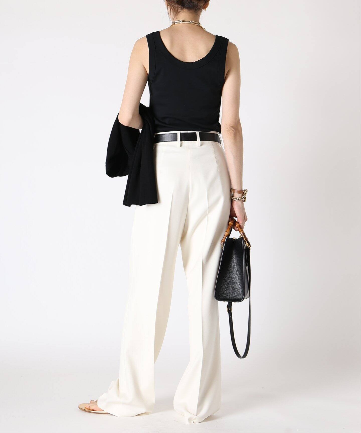 WOOL SERGEタックパンツ 3（スラックス）｜MUSE de Deuxieme Classe 