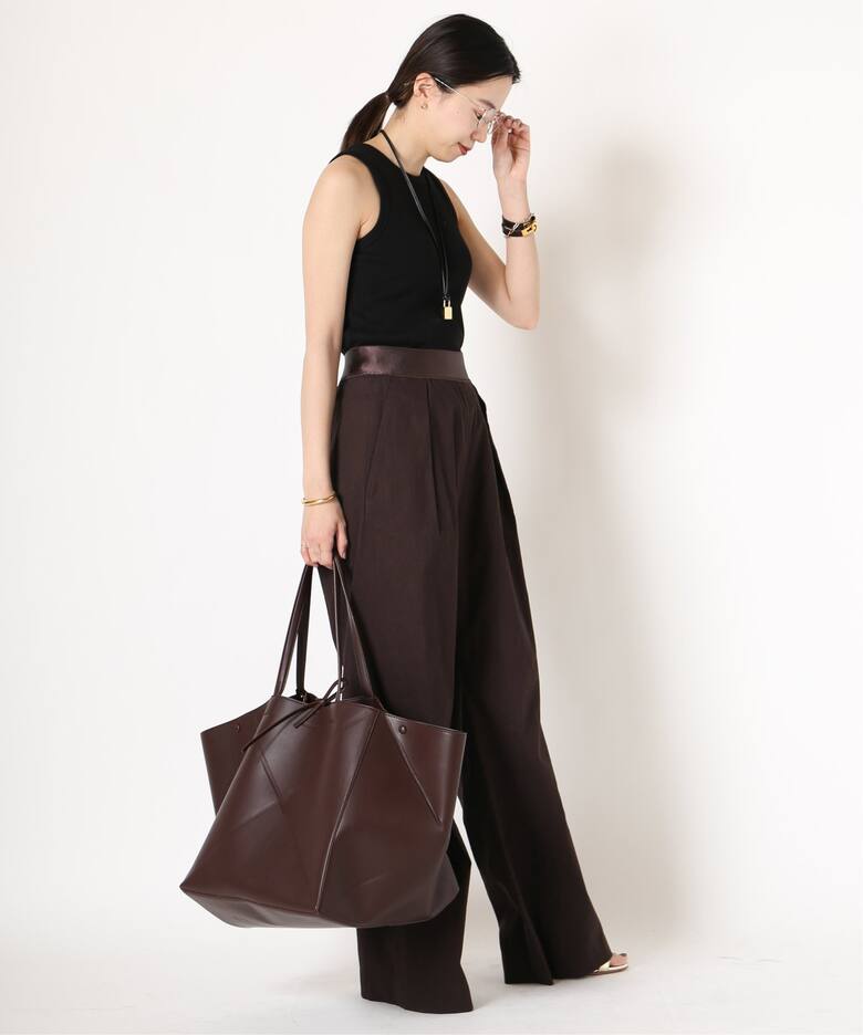 Stretch twill タックパンツ（スラックス）｜MUSE de Deuxieme Classe 