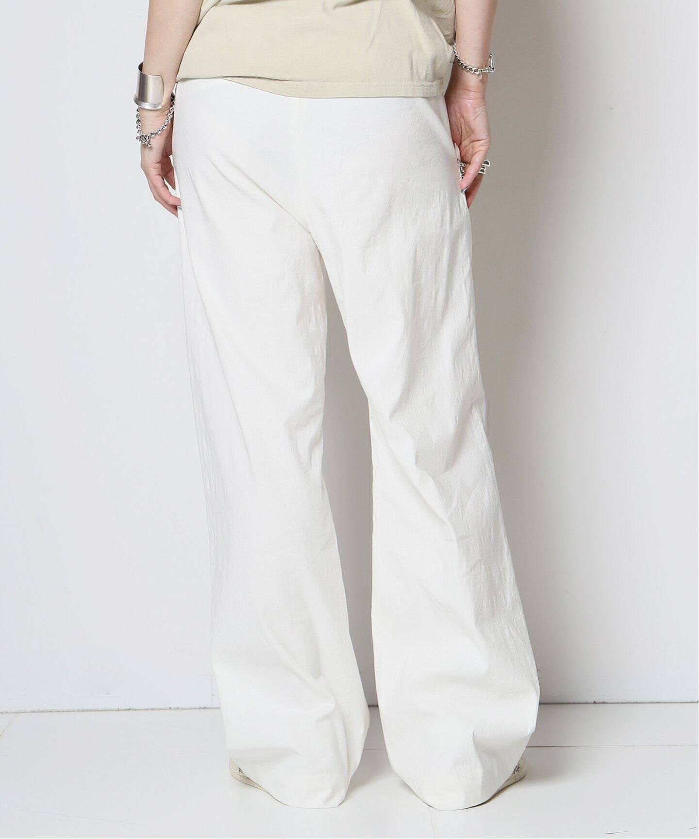 追加 Stretch twill タックパンツ（スラックス）｜MUSE de Deuxieme 