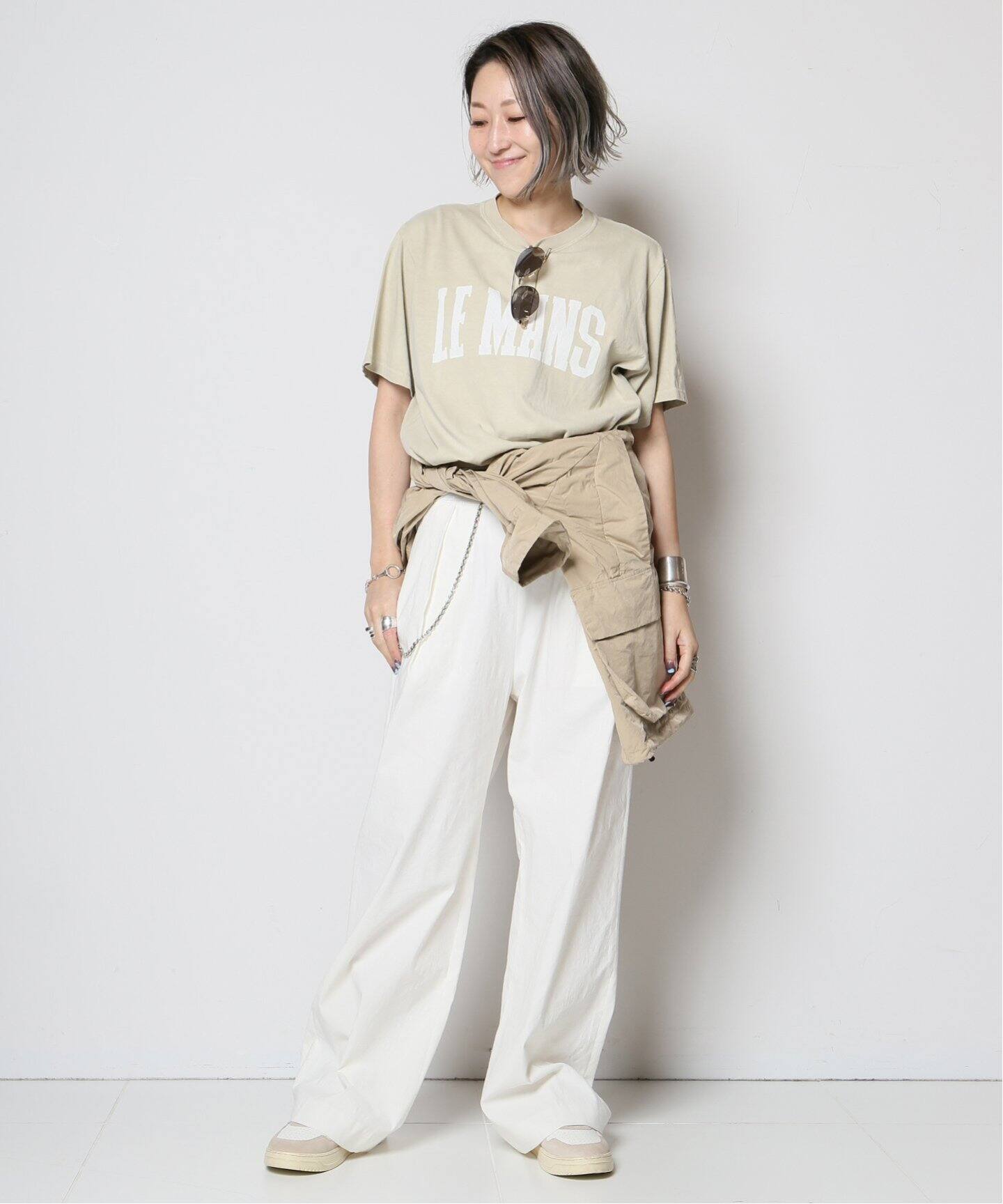 使用短時間！MUSE Deuxieme Classe タックパンツ カーキ38 