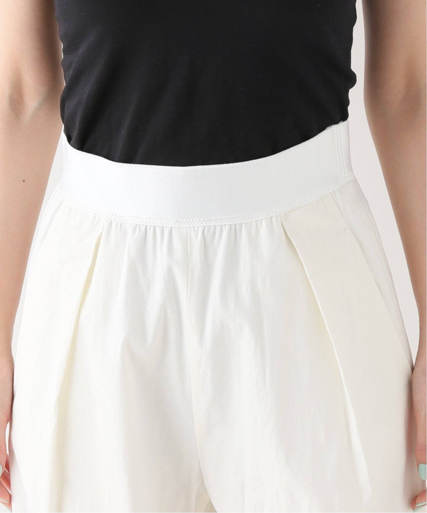 追加 Stretch twill タックパンツ（スラックス）｜MUSE de Deuxieme 