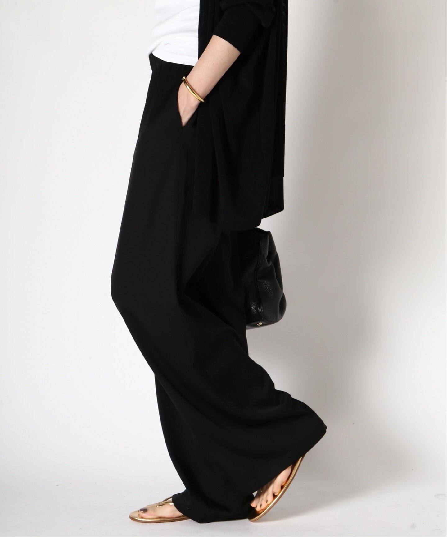 SILK SATIN EASY パンツ（その他パンツ）｜MUSE de Deuxieme Classe 