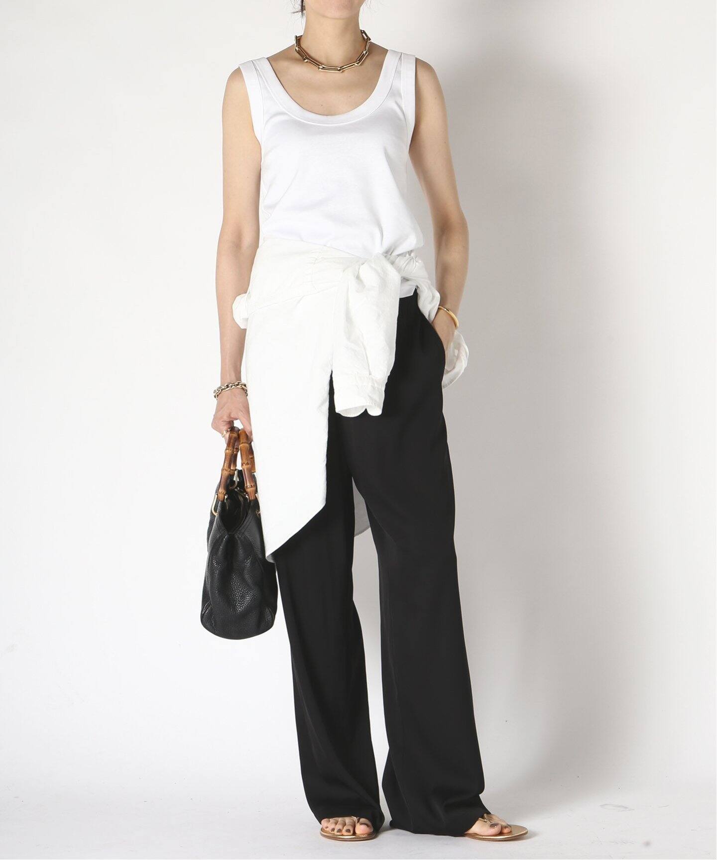 SILK SATIN EASY パンツ（その他パンツ）｜MUSE de Deuxieme Classe  