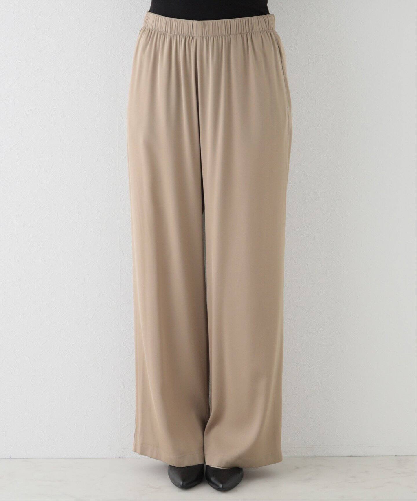 SILK SATIN EASY パンツ（その他パンツ）｜MUSE de Deuxieme Classe 