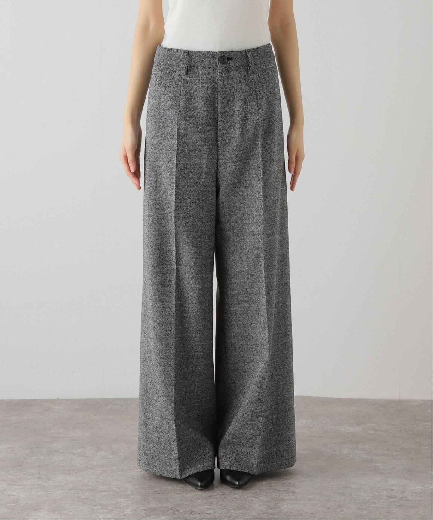 DISCO CRAPE パンツ(GRAY)（スラックス）｜MUSE de Deuxieme Classe 