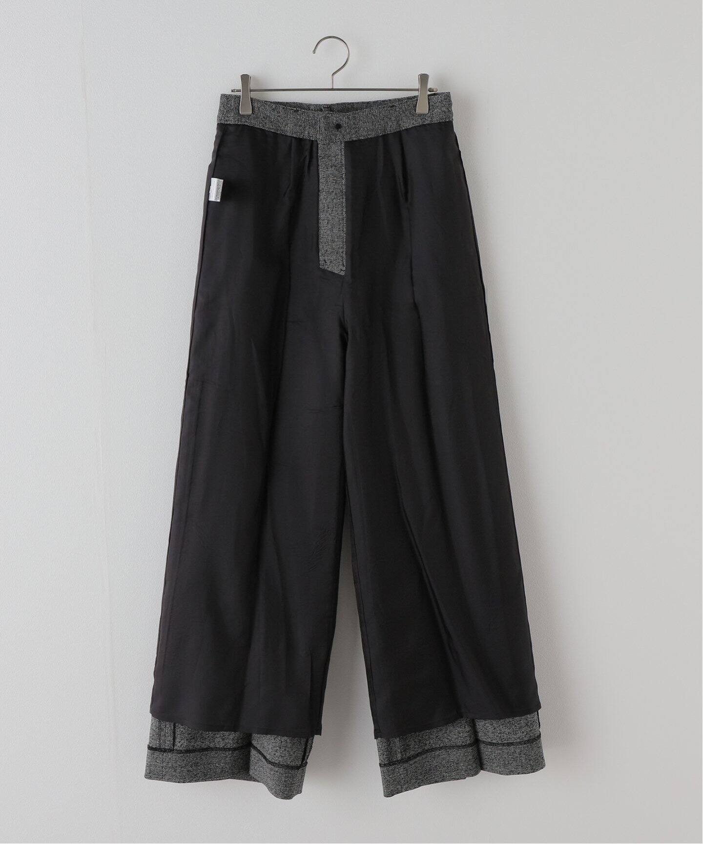DISCO CRAPE パンツ(GRAY)（スラックス）｜MUSE de Deuxieme Classe 