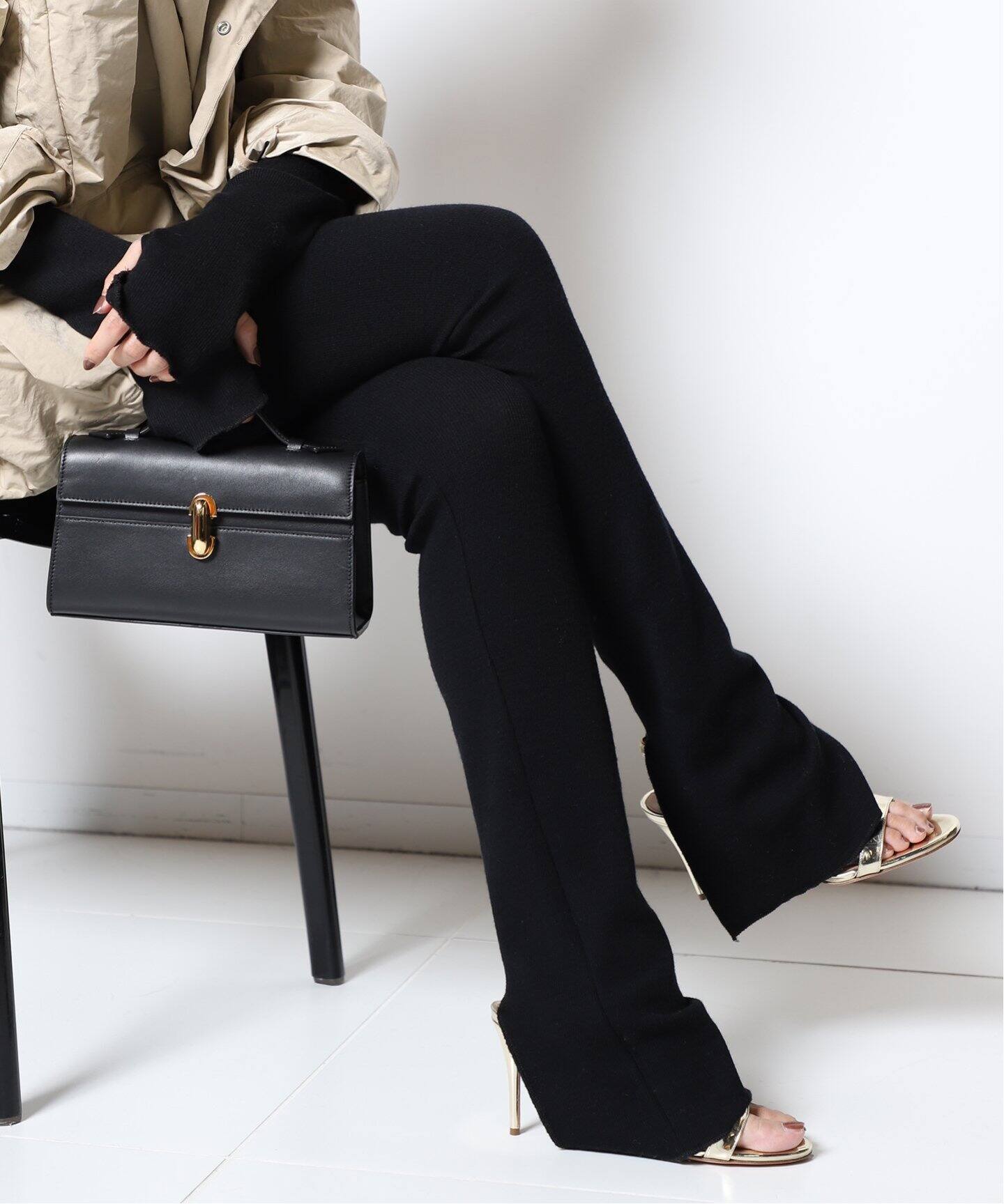 rib レギンス（その他パンツ）｜MUSE de Deuxieme Classe（ミューズ  