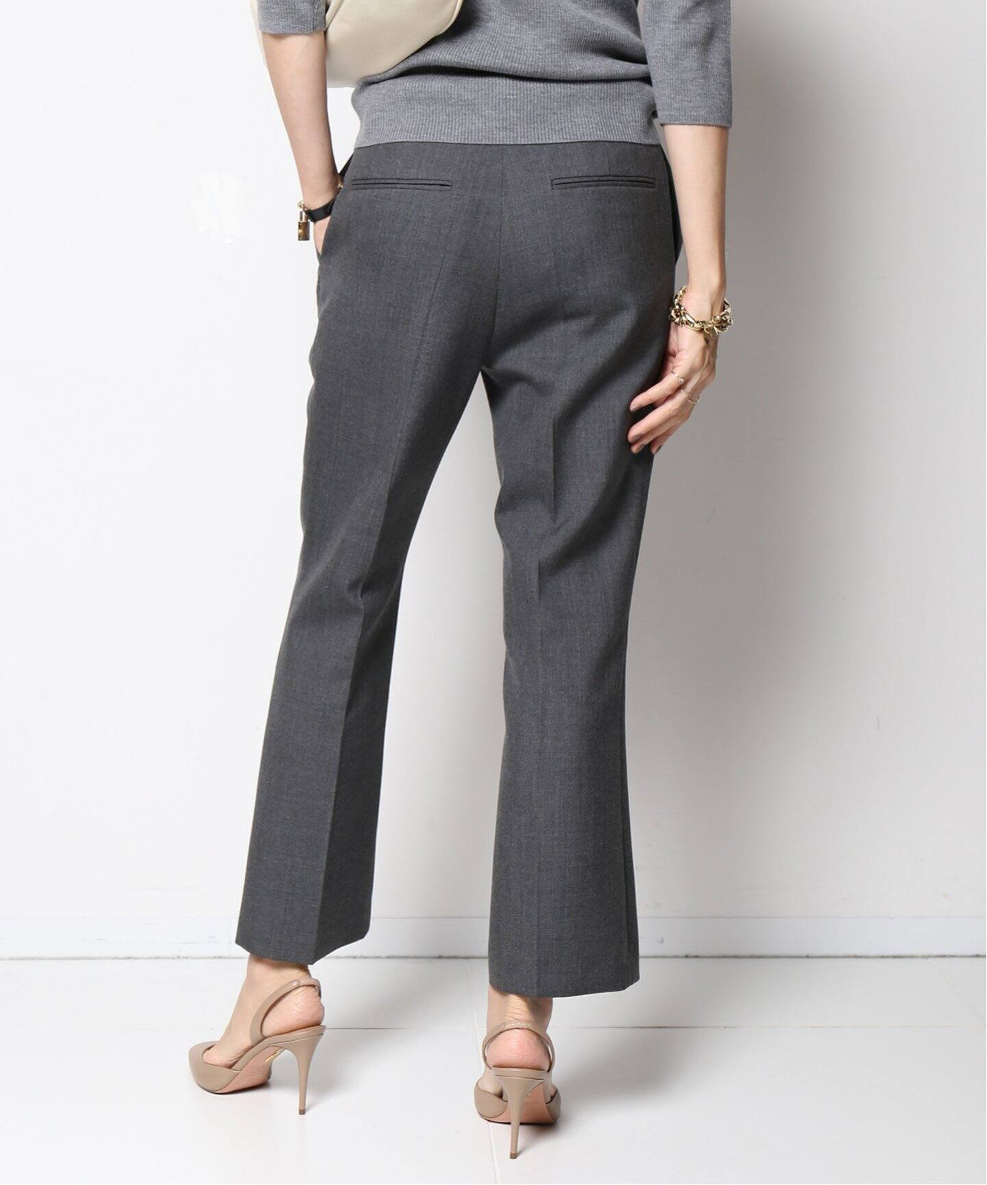W Cross Cropped パンツ（スラックス）｜MUSE de Deuxieme Classe 