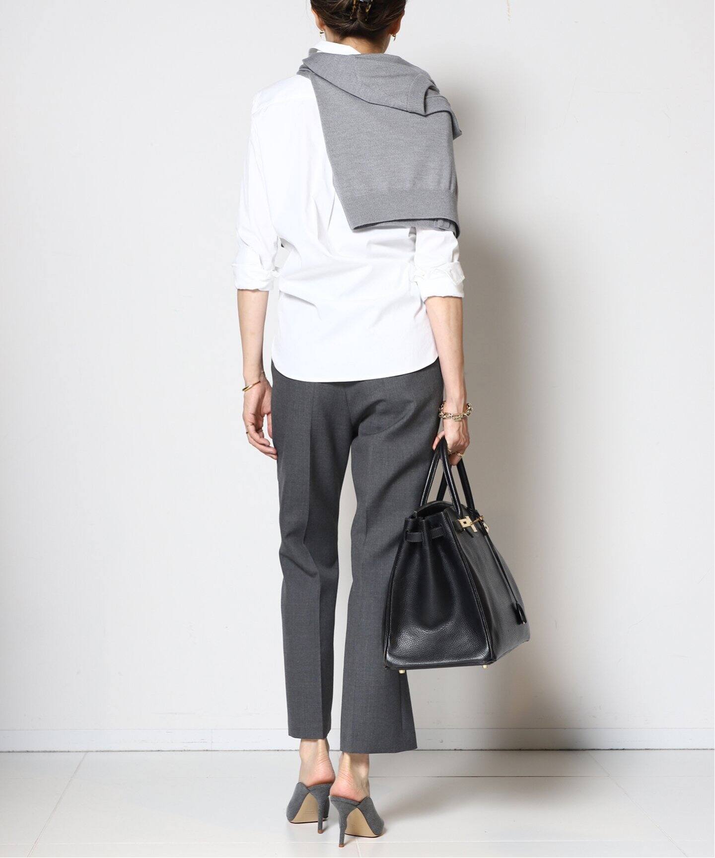 W Cross Cropped パンツ（スラックス）｜MUSE de Deuxieme Classe 