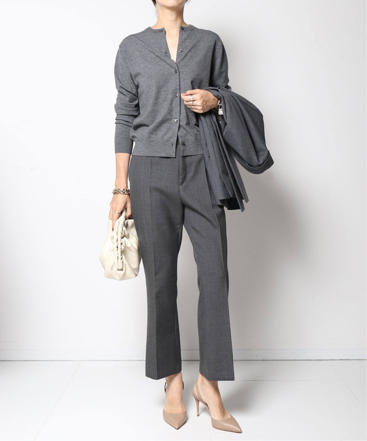 W Cross Cropped パンツ（スラックス）｜MUSE de Deuxieme Classe 