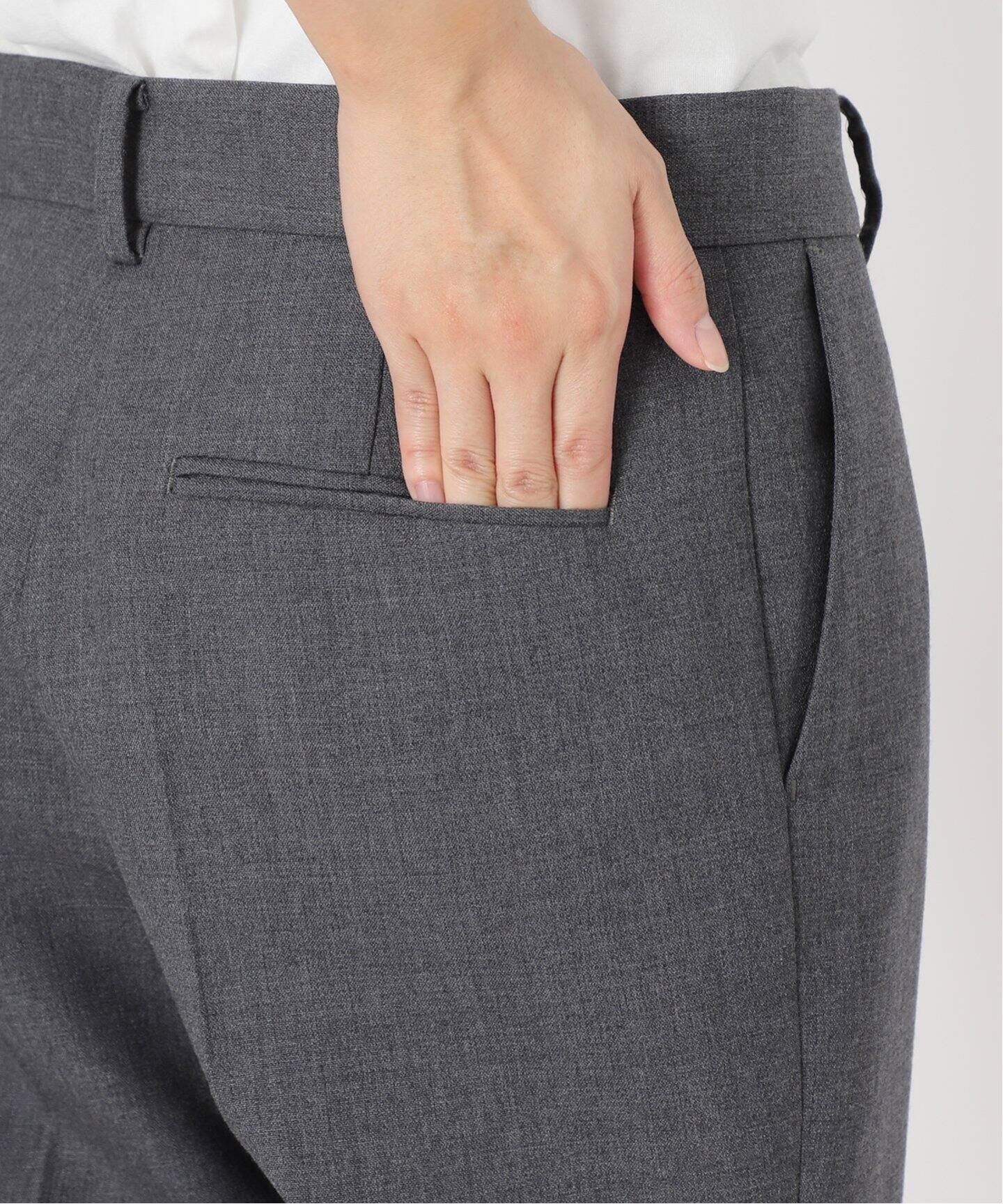 W Cross Cropped パンツ（スラックス）｜MUSE de Deuxieme Classe 