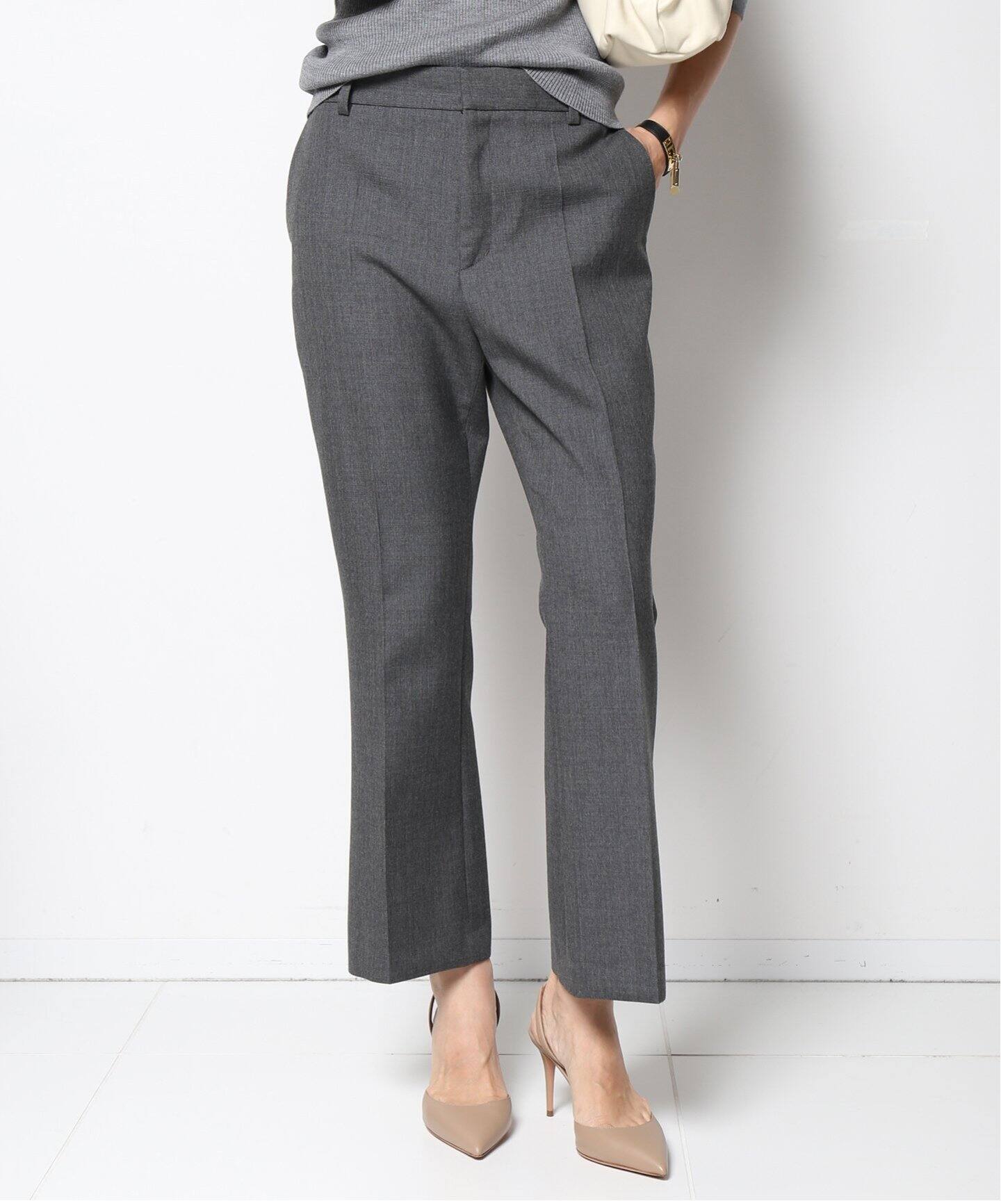 W Cross Cropped パンツ（スラックス）｜MUSE de Deuxieme Classe  