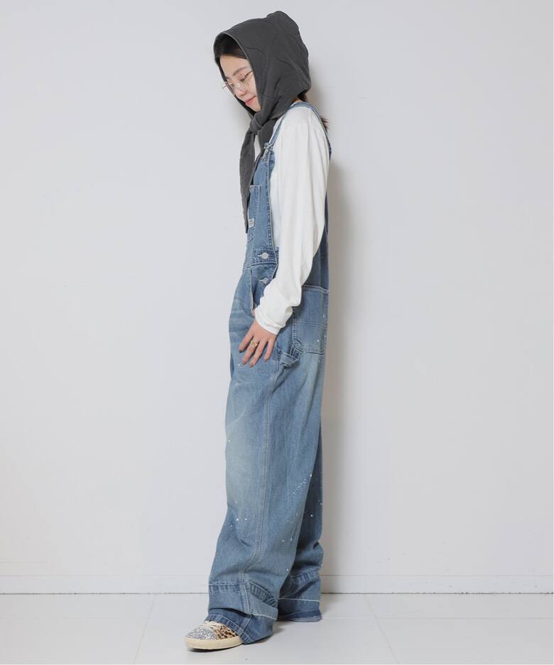 denim dungareeボロボロオーバーオール01 - メルカリ｜オーバーオール