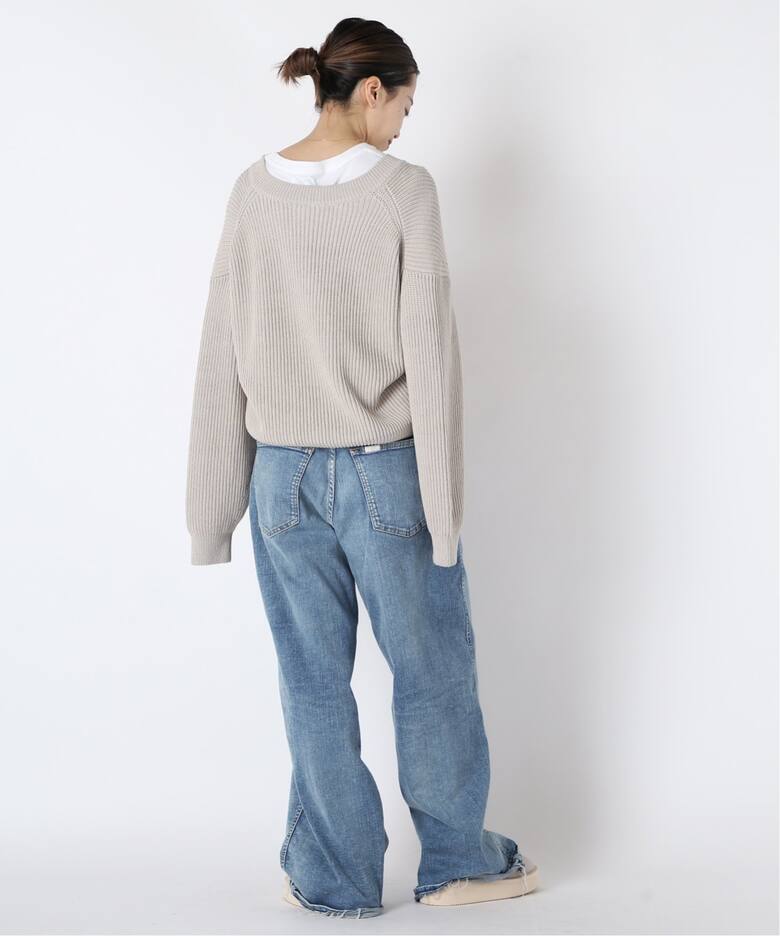 MUSE de Deuxieme Classe SURT ワイドテーパードデニム 