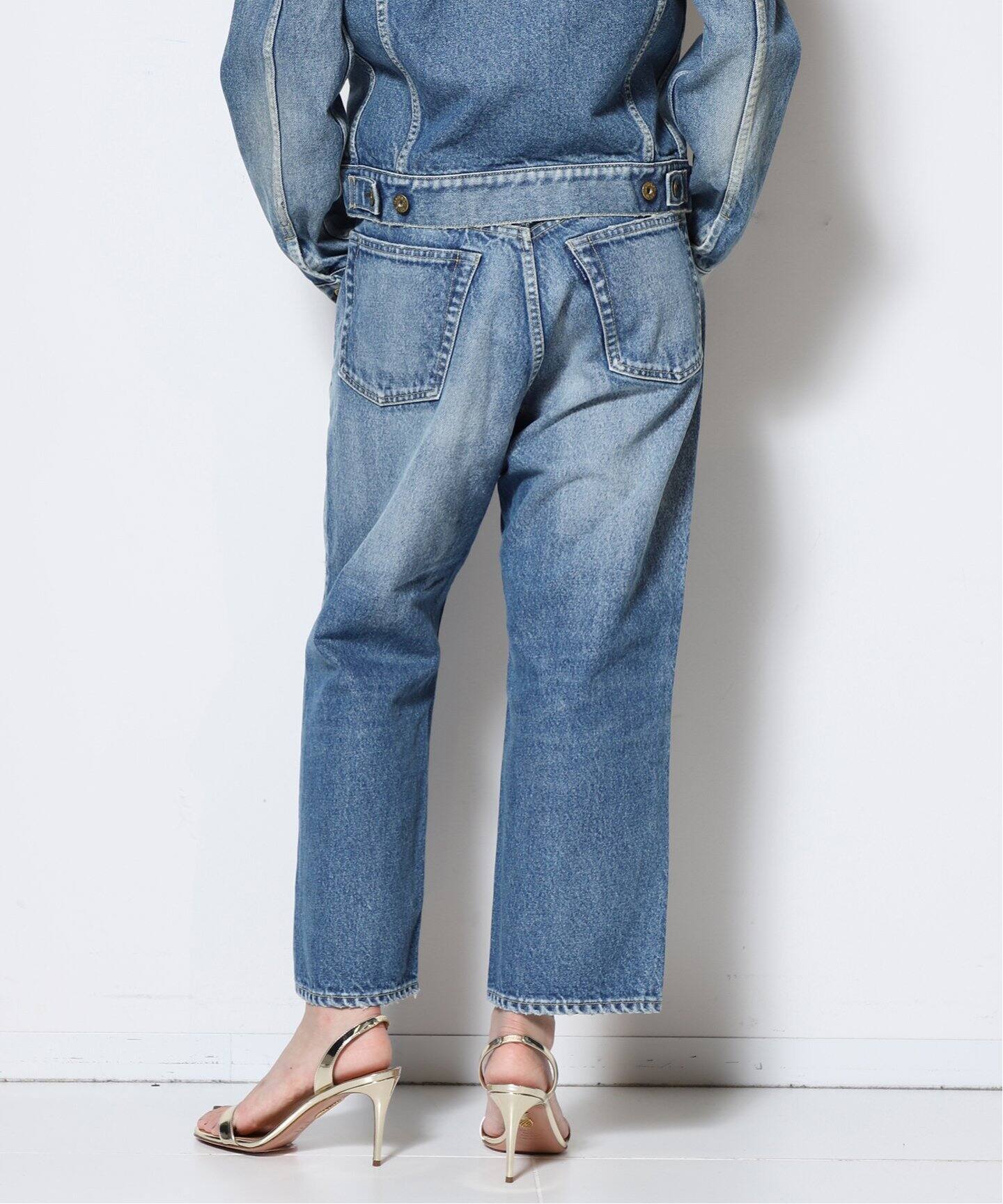 MADISONBLUE/マディソンブルー】CRASHED SAROUEL デニム（デニムパンツ  