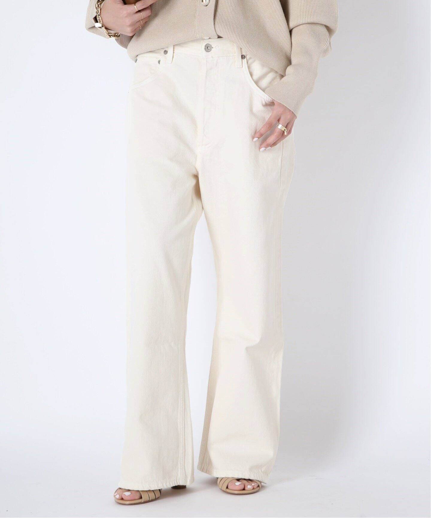 CITIZENS of HUMANITY】COH GAUCHO Wide Leg WHITE デニム（デニム 