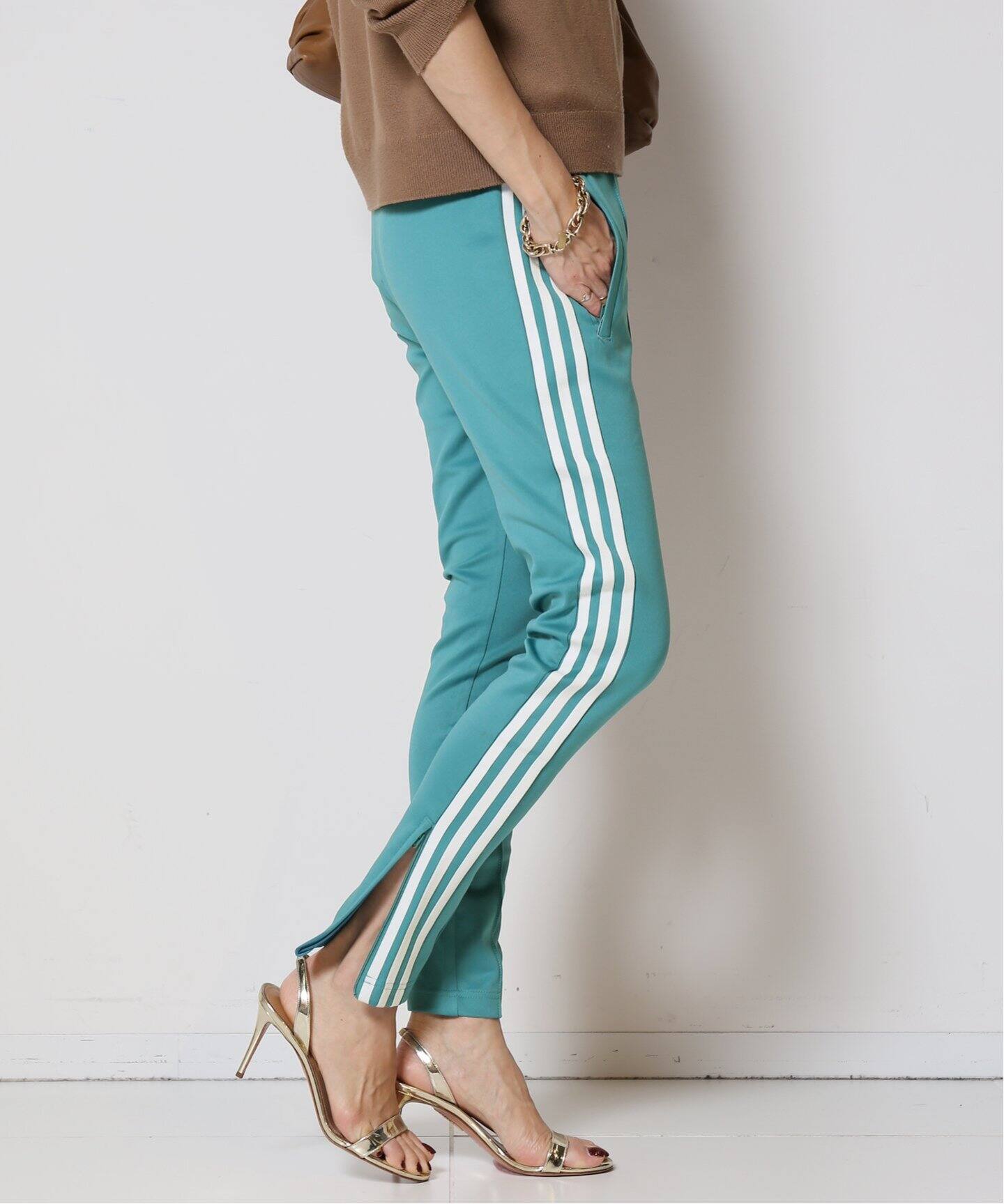 adidas/アディダス】SIDE ZIP JERSEY パンツ（ジャージ／トラック 