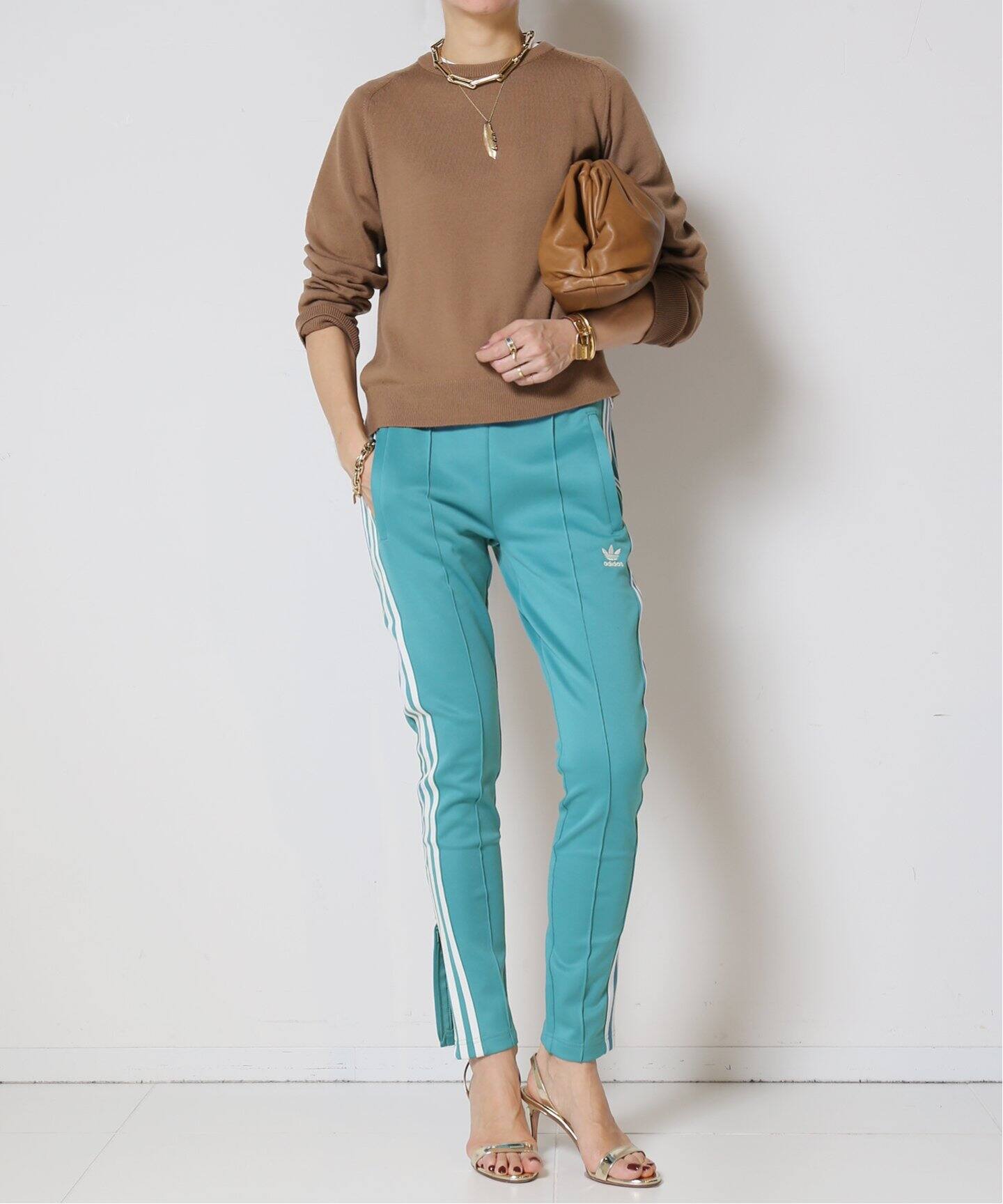 adidas/アディダス】SIDE ZIP JERSEY パンツ（ジャージ／トラック 