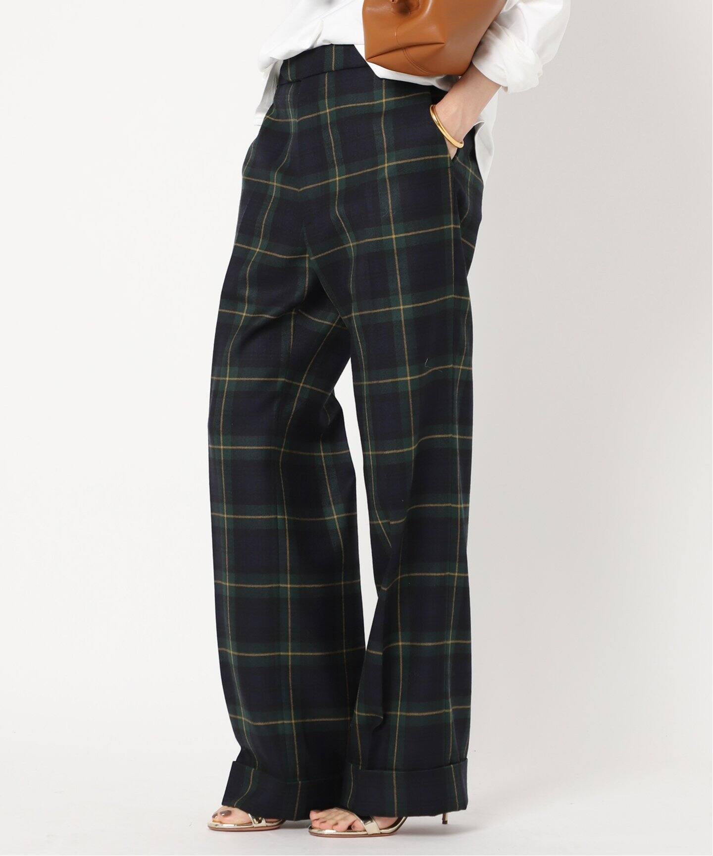MADISONBLUE/マディソンブルー】TARTAN CHECK パンツ（スラックス 