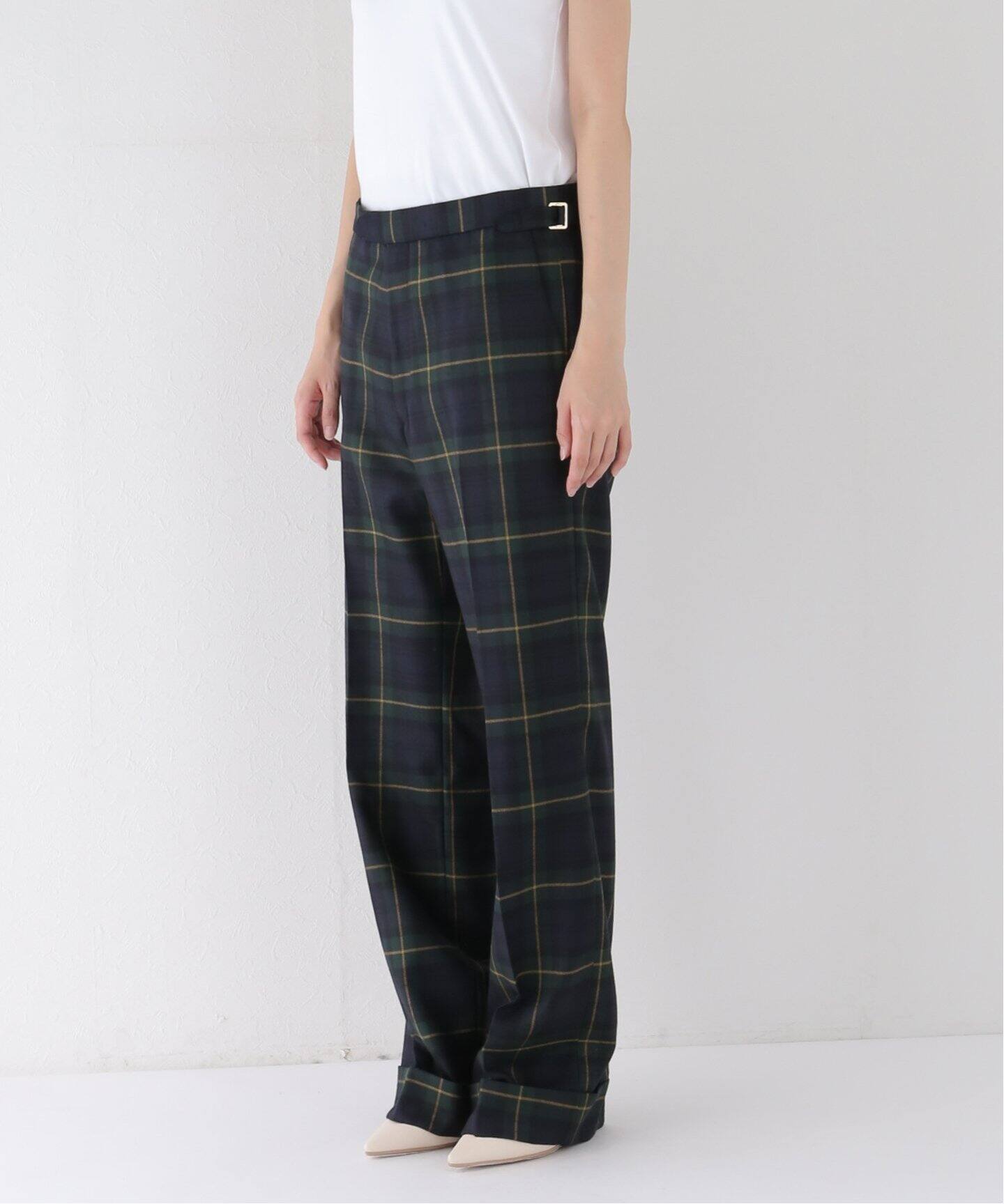 MADISONBLUE/マディソンブルー】TARTAN CHECK パンツ（スラックス 