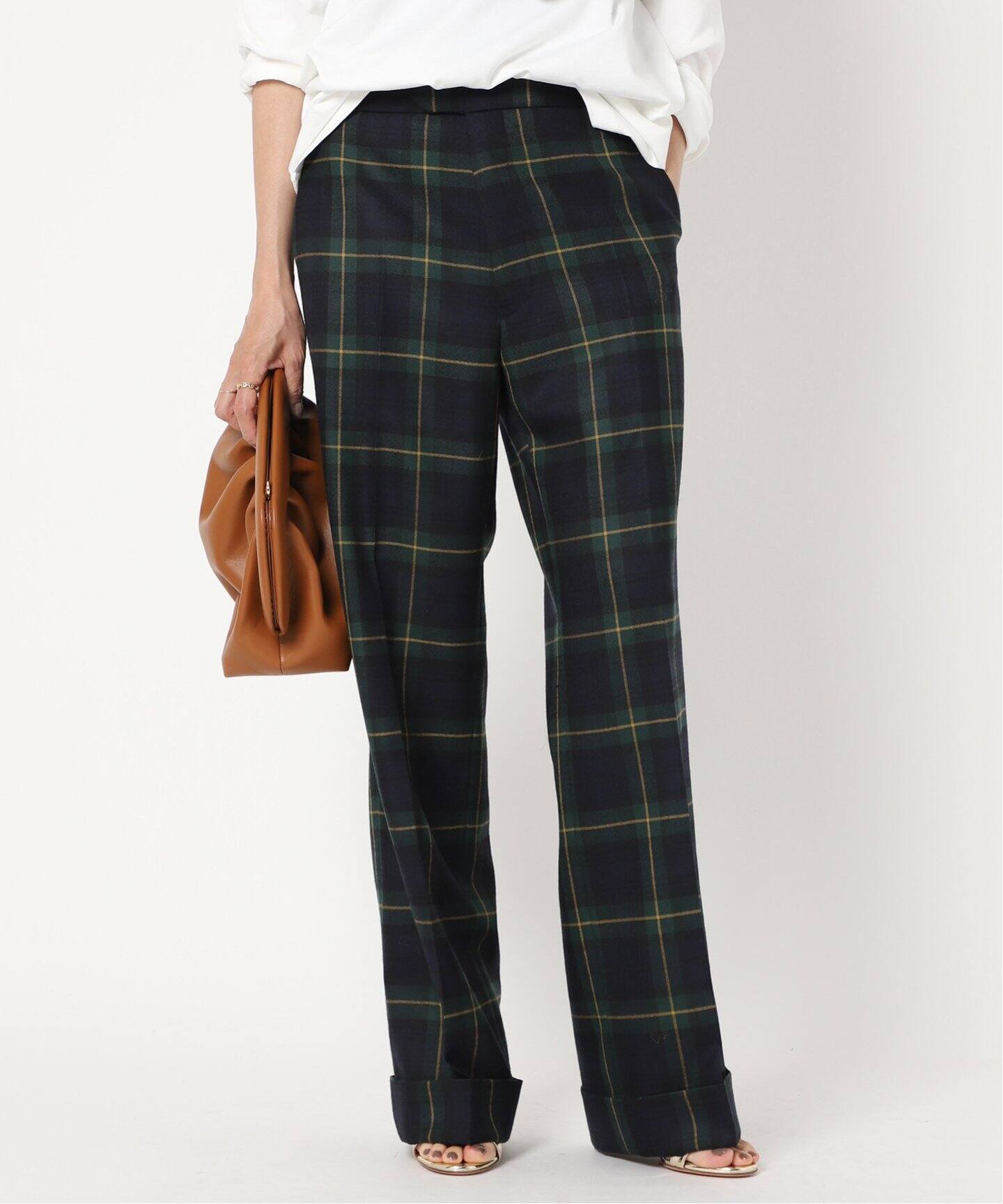 MADISONBLUE/マディソンブルー】TARTAN CHECK パンツ（スラックス  