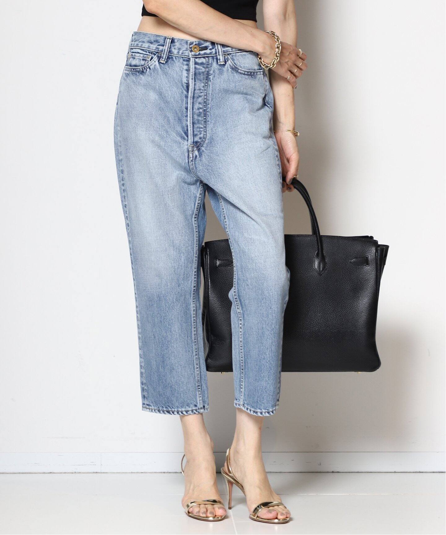 マディソンブルーMADISON BLUE サルエルデニムパンツ02 M 