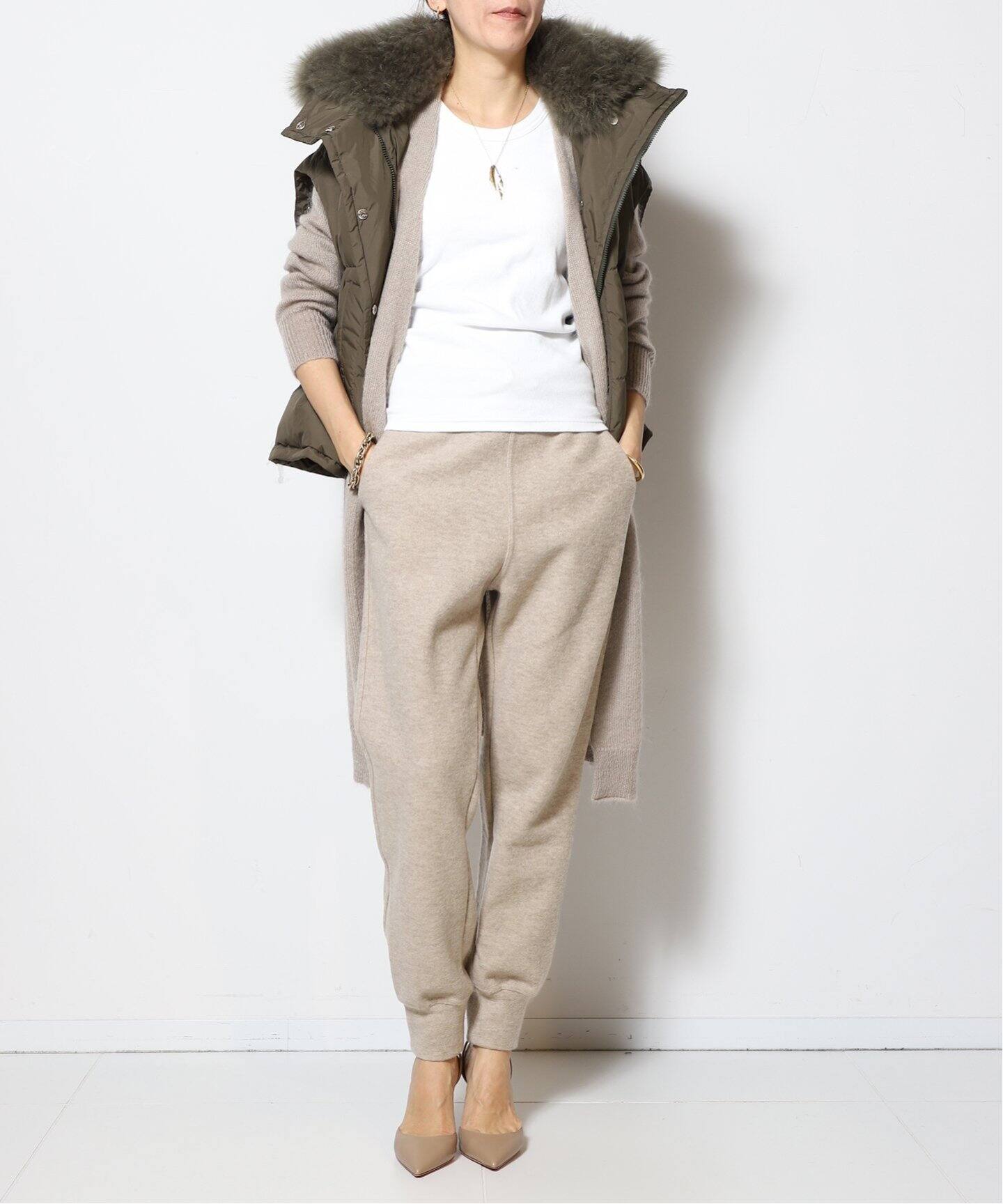 M-[medium]/ミディアム】WOOL KNIT パンツ（その他パンツ）｜MUSE de 