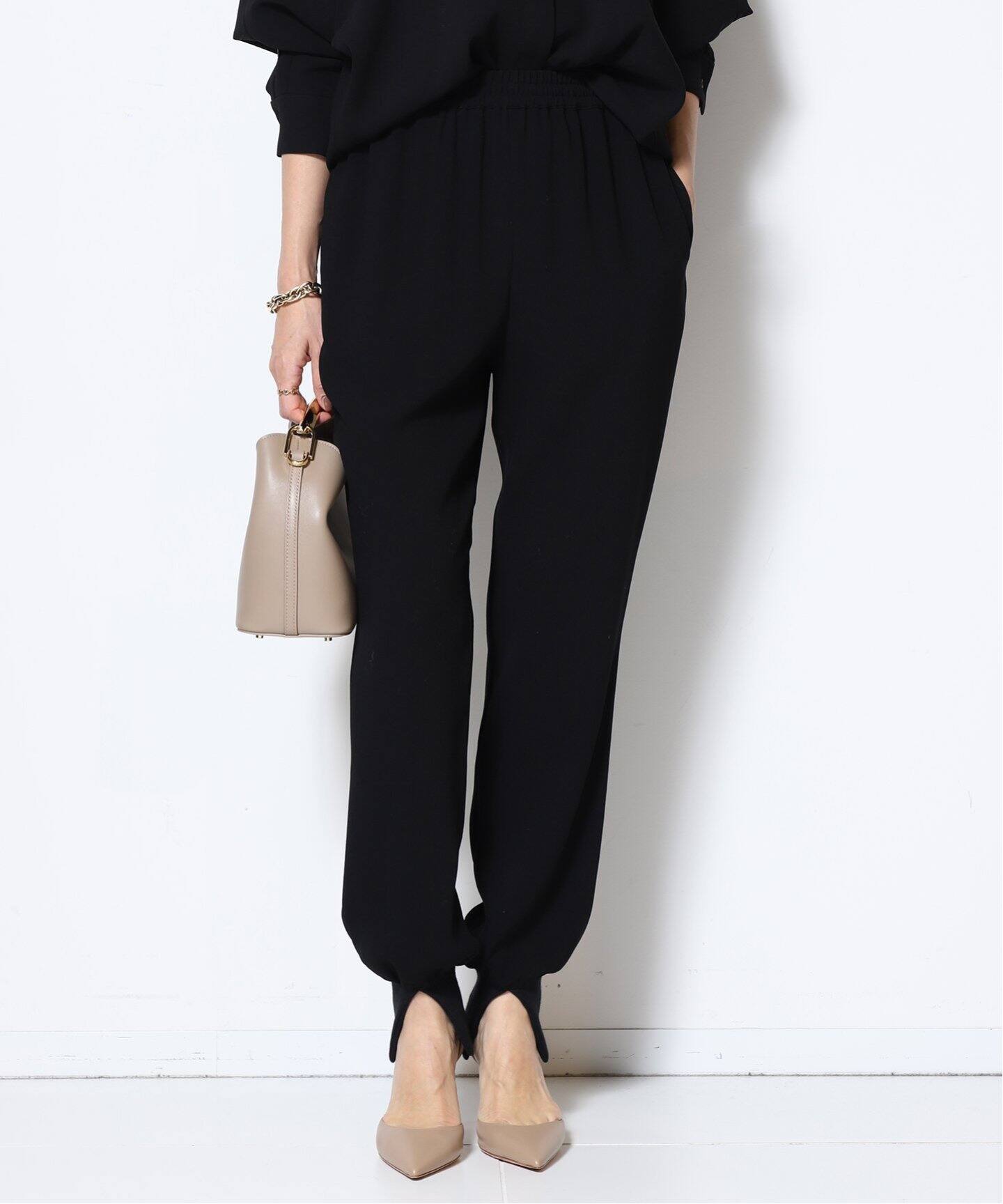 Col Pierrot/コルピエロ】スソリブパンツ(BLACK)（その他パンツ  