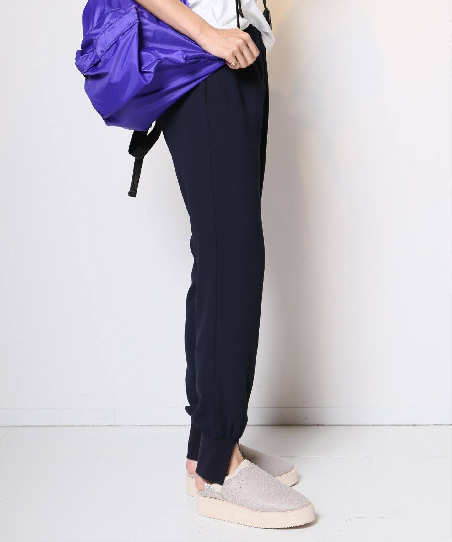 Col Pierrot/コルピエロ】スソリブ パンツ(NAVY)（その他パンツ  