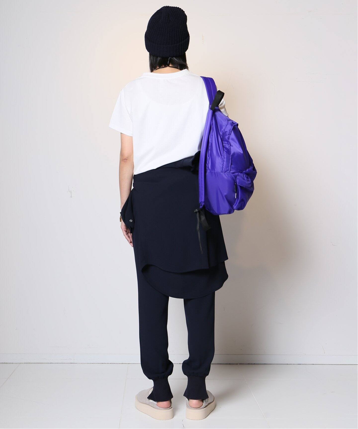 Col Pierrot/コルピエロ】スソリブ パンツ(NAVY)（その他パンツ 