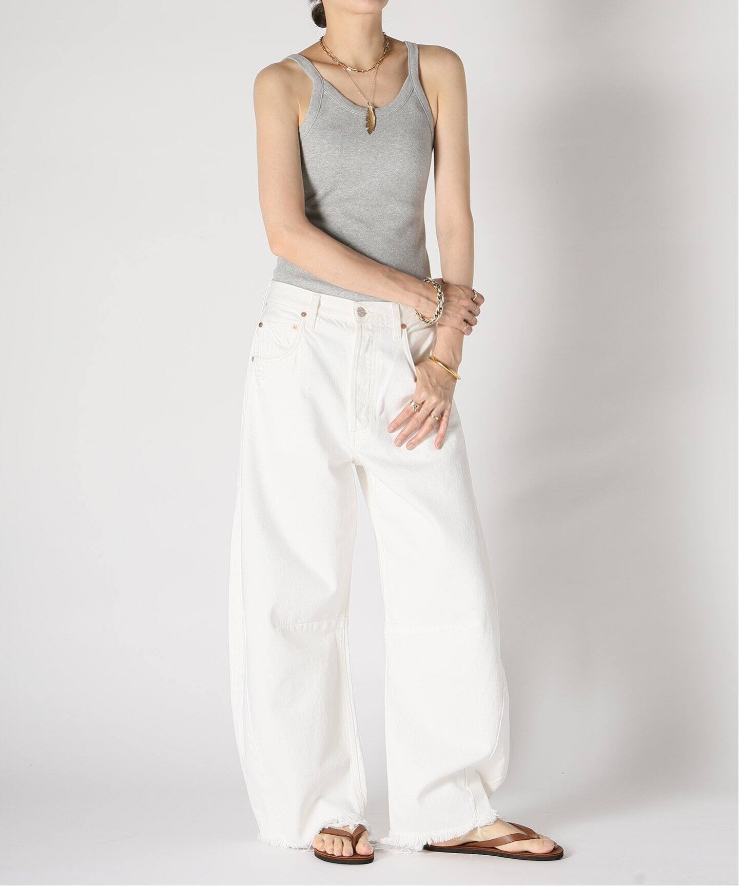 CITIZENS OF HUMANITY】HORSESHOE デニム(WHITE)（デニムパンツ  