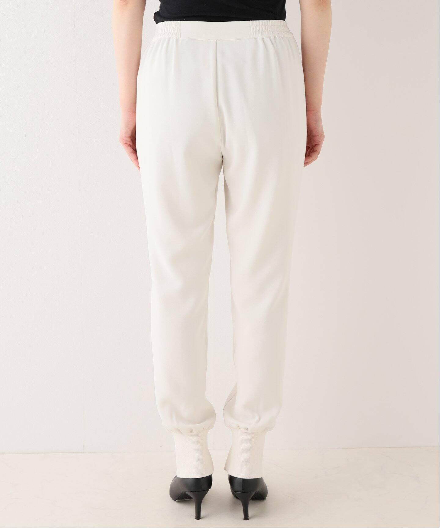 Col Pierrot　コル ピエロ　Rib Pants　ホワイト Col Pierrot /コル ピエロ】Rib Pants(WHITE)（その他パンツ