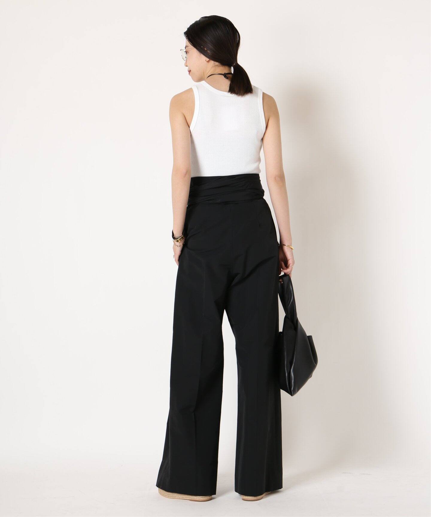 GIA STUDIOS/ジア ストゥディオス】WAIST TIE STRAIGHT TROUSERS