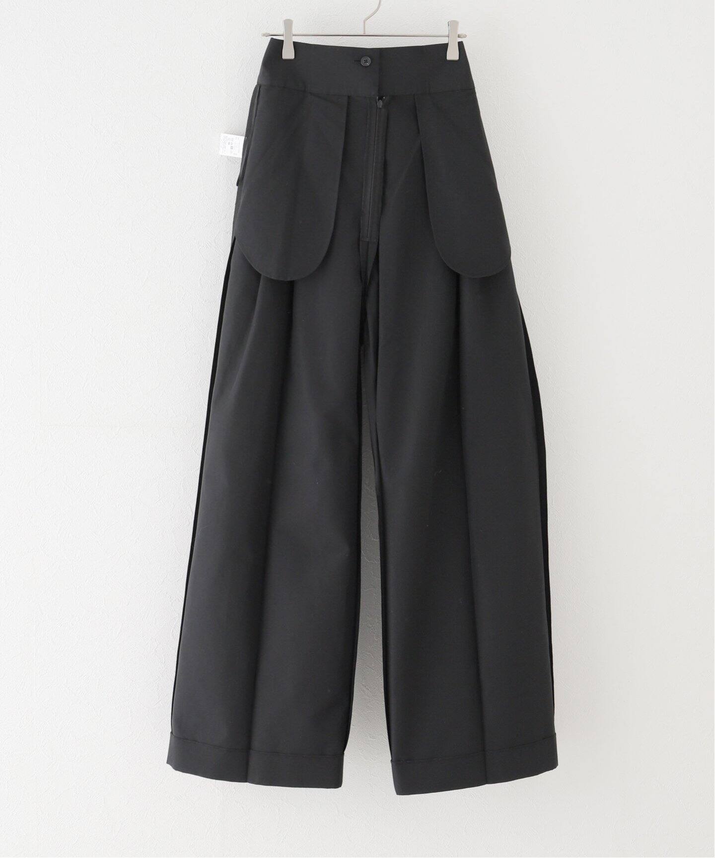 GIA STUDIOS/ジア ストゥディオス】WAIST TIE STRAIGHT TROUSERS  