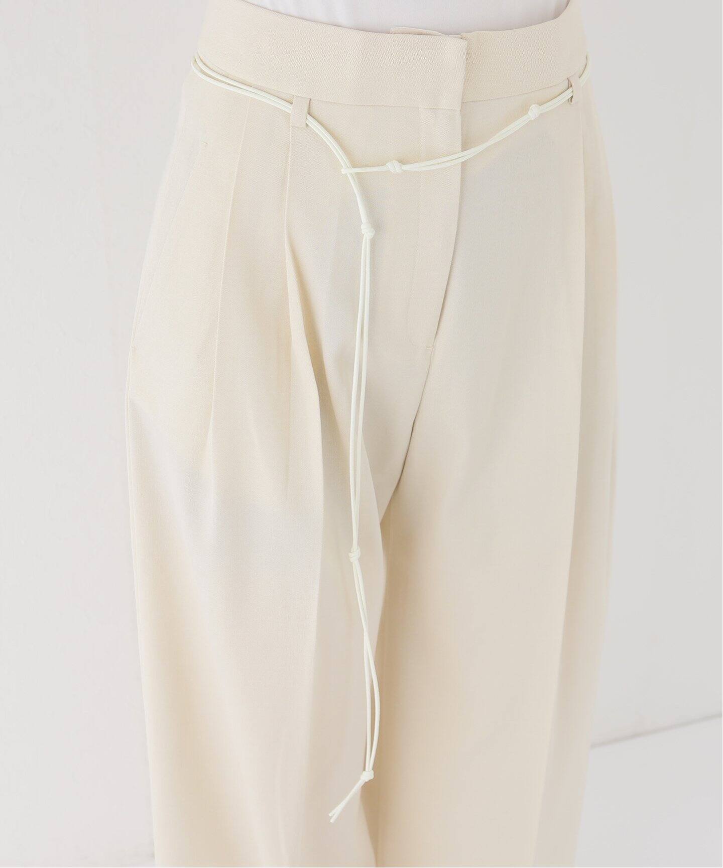 GIA STUDIOS/ジア ストゥディオス】WOOL VISCOSE TROUSER パンツ  
