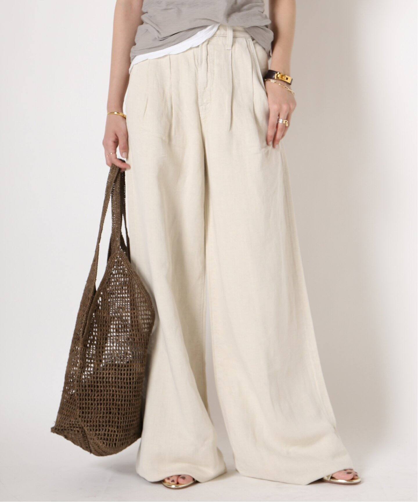 MOTHER/マザー】HIGH WAISTED WHITE パンツ（その他パンツ）｜MUSE de  